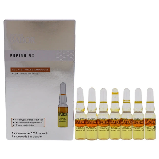 Babor Doctor Babor Refine RX Glow Bi-Phase Ampoules By Babor For Women - 7 X 1 Ml Treatment 1 Babor Doctor Babor Refine RX Glow Bi-Phase Ampoules By Babor For Women - 7 X 1 Ml Treatment
